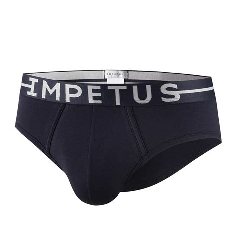 Slip En Coton Stretch Essentials Bleu Marine Par Impetus