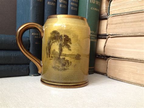 Staffordshire Ridgway Pottery Pint Mug Made In England Coffee Etsy