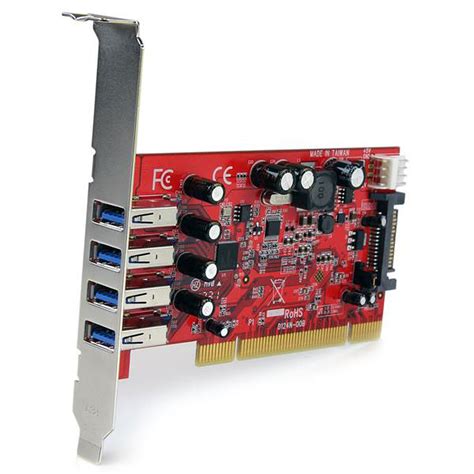 Startech Carte Contr Leur Pci Ports Usb Carte Contr Leur