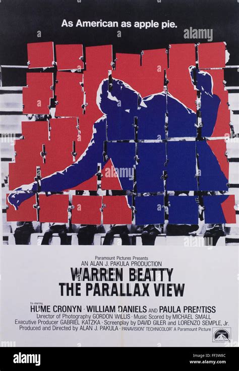 The Parallax View Movie Poster Stock Photo Alamy