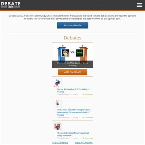 The Premier Online Debate Website | Pearltrees