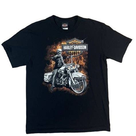 Harley Davison Harley Davidson Short Sleeve Biker Motorcycle T-Shirt Adult | Grailed