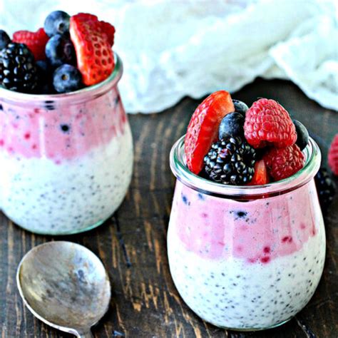 Berry Chia Pudding The Foodie Physician