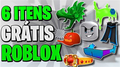 Corre Como Pegar 6 Itens GrÁtis No Roblox Youtube