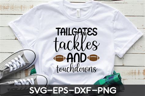 Tailgates Tackles And Touchdowns Graphic By PrintableStore Creative