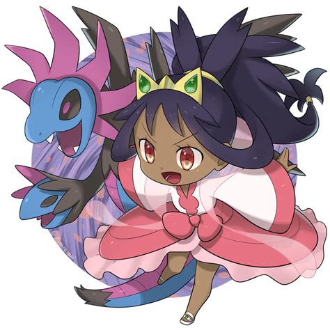 Iris And Hydreigon Pokemon And 2 More Drawn By Aki Yamane Danbooru