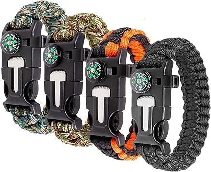 Survival Armband Gear Kitmit Armband Kit Mit Kompass 5 In 1 Survival