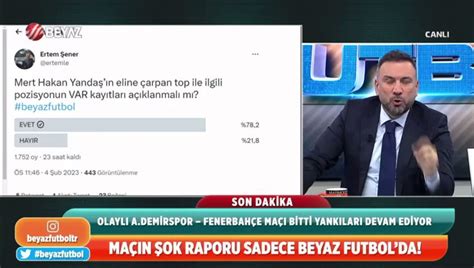 Beyaz Futbol on Twitter Adana Demirspor Fenerbahçe maçının hakem