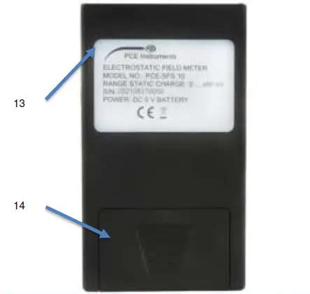 PCE SFS 10 Electromagnetic Field Meter User Manual