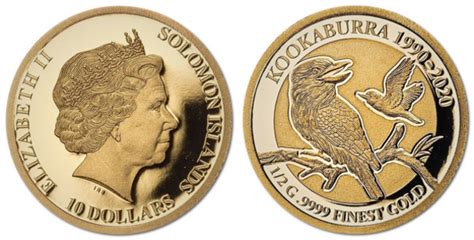 10 Dollars Elizabeth II Kookaburra Solomon Islands Numista