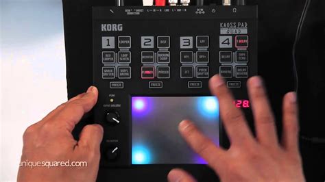 Korg Kaoss Pad Quad Review And Demo Youtube