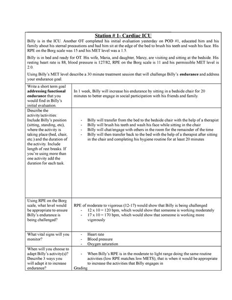 Cardiac Case Study Lab