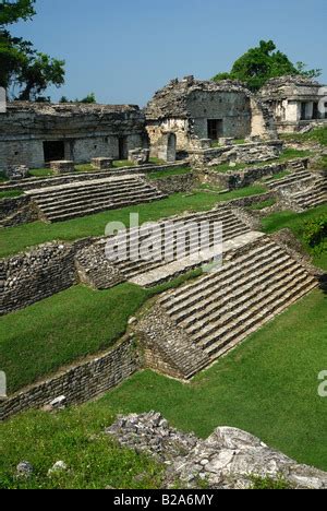 Palenque Ruins Chiapas Mexico Stock Photo Alamy