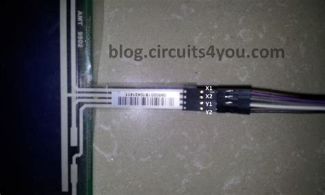 Touch Screen interfacing with Arduino | Circuits4you.com