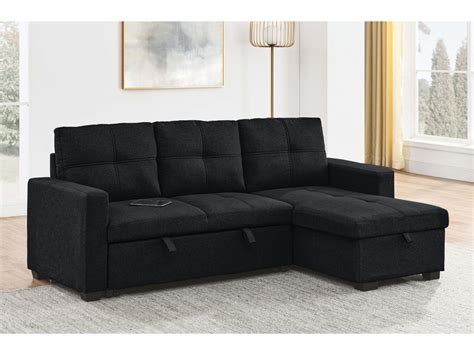 Storage Sectional With Pop-Up Bed | Nothin' Fancy Furniture Warehouse