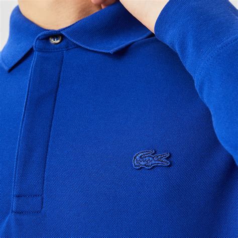 Lacoste Erkek Regular Fit Uzun Kollu Mavi Paris Polo Ph Bdm Lacoste