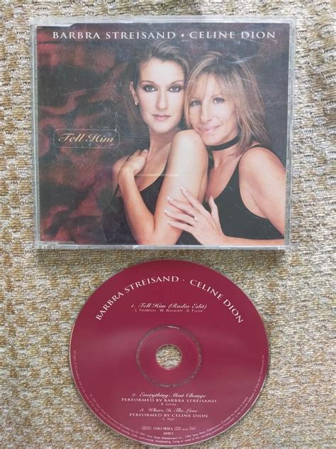 Barbra Streisand Celine Dion Tell Him Cd Single Made In Austria