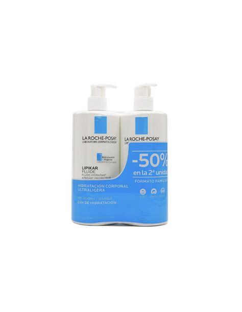 LA ROCHE POSAY PACK LIPIKAR FLUIDO HIDRATANTE 750 750ML