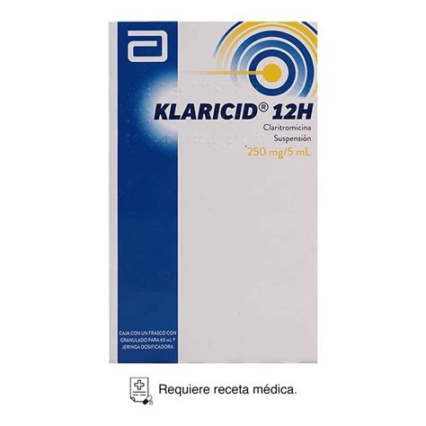 Klaricid H Claritromicina Mg Ml Suspensi N Polvo Para Ml