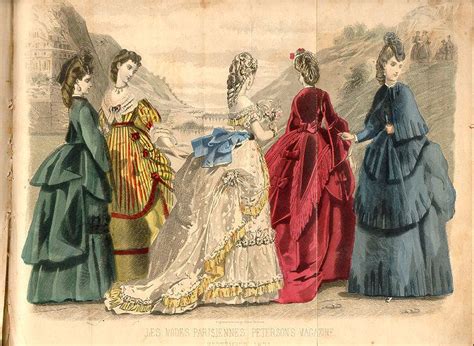 Petersons Magazine January To December 1871 Victorian Fashion