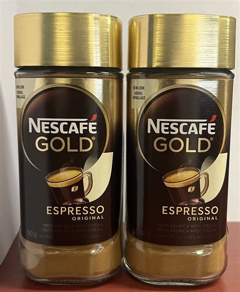 Nescafe Gold Espresso Instant Coffee 100g35oz Jar