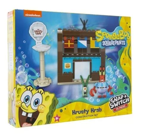 Sets De Construcci N Bob Esponja Calamardo Don Cangrejo Env O Gratis