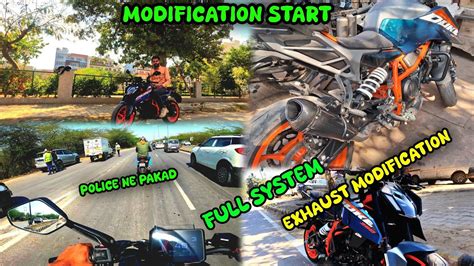 Apni Bike Me Modification Karwa De Exhaust Lagwa Diya New Duke