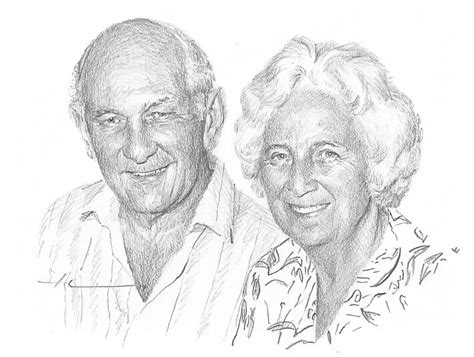 "grandparents drawing" by Mike Theuer | Redbubble