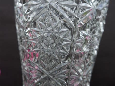 Vintage French Clear Glass Vase Brocante Ma Jolie