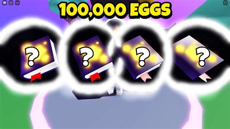 I Hatched 100000 Magic Eggs Roblox Clicker Simulator Youtube