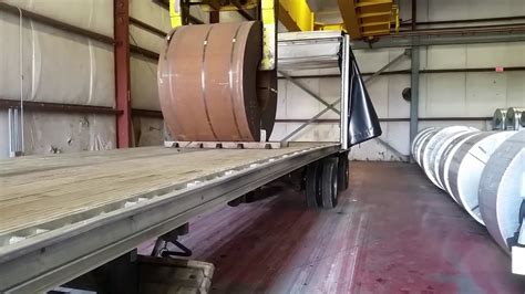 Loading A 50000 Lb Steel Coil Youtube