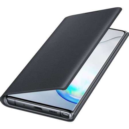 Official Samsung Galaxy Note Led View Cover Case Black