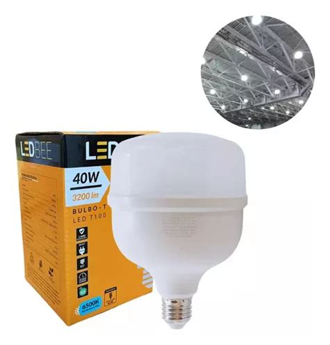 Lâmpada Led 40w Alta Potência Branca Fria Bivolt Bulbo MercadoLivre