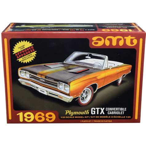 Buy Amt Plymouth Gtx Convertible Scale Model Kit Amt M