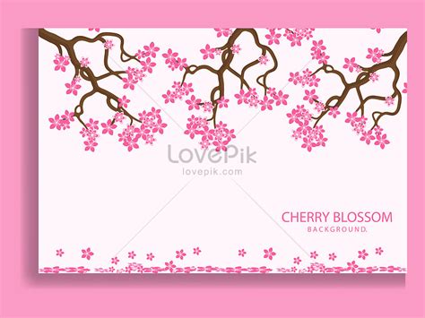 Cherry blossom branch illustration image_picture free download ...