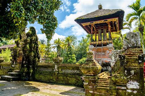 Pura Gunung Kawi Sebatu Gianyar Temple In Ubud Bali Indonesia Stock