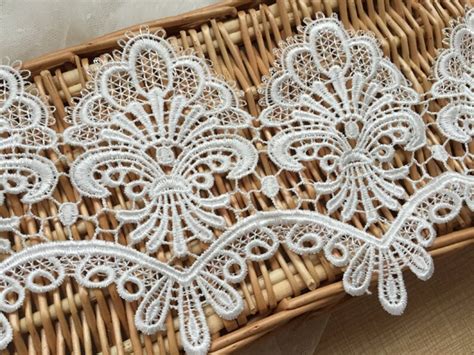 2 Yards Ivory Exquisite Alice Alencon Lace Trim Eyelash Etsy