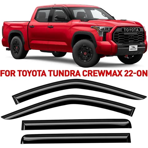 Voron Glass Tape On Extra Durable Rain Guards For Toyota Tundra