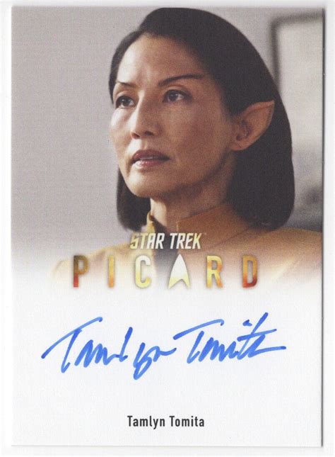 Tamlyn Tomita as Commander Oh Star Trek PICARD Season 1 Autograph Card ...