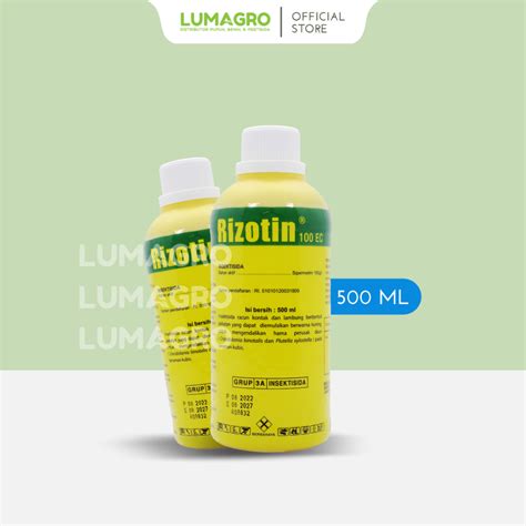 Jual Insektisida Rizotin Ec Ml Sipermetrin Obat Pengendali Hama