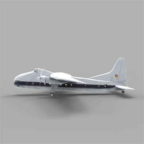 3d Bristol Freighter Mk32 G Anvr Aircraft Model Turbosquid 2082136