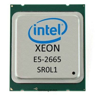 Intel Xeon E5-2665 / 20 MB / 8 x 2,40 GHz / 8,00-GT/s / LGA 2011 | eBay