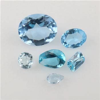 Blue Loose Gemstones Property Room