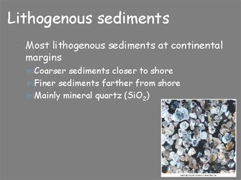 Marine Sediments Eroded Rock Particles And Fragments Transported