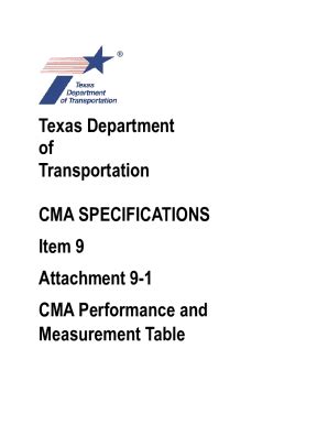 Fillable Online Ftp Txdot Cma Specifications I I C Interchange