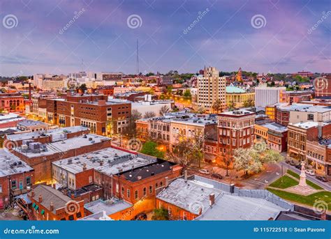 Macon, Georgia, USA Skyline Stock Photo - Image of america, place: 115722518