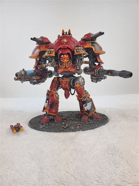 Warhammer 40k Imperial Knight Freeblade Blood Angels Etsy