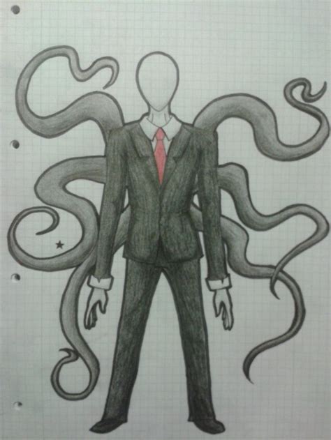 Slenderman By Angieedawolfie On Deviantart Slenderman My Drawings