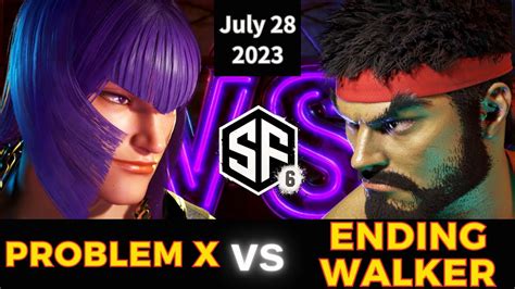 Sf Problem X Marisa Vs Endingwalker Ryu Street Fighter