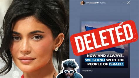 Kylie Jenner DELETES Pro Israeli Instagram Post YouTube